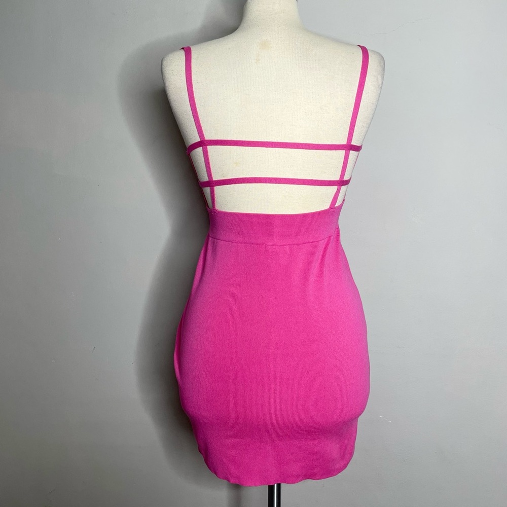 Immodel Open Back Mini Dress